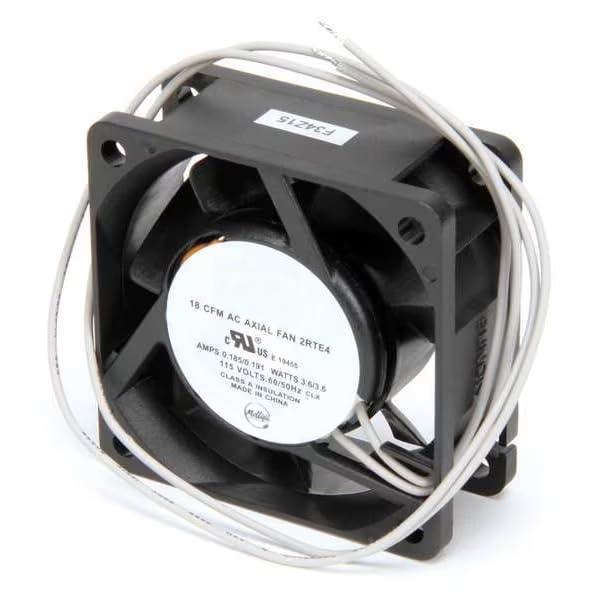 Axial Fan, Square, 115V AC, 1 Phase, 18 cfm, 2 3/8 in W., Mfr: 2RTE4-A