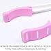 Matyz 2-PACK Baby Bottle Tongs with Non-Detachable Silicone Tips (Pink, 2 PCS), Non-Slip Grip, BPA-Free, Compact and Lightweight, Multipurpose for Bottle-Nipples or Pacifiers