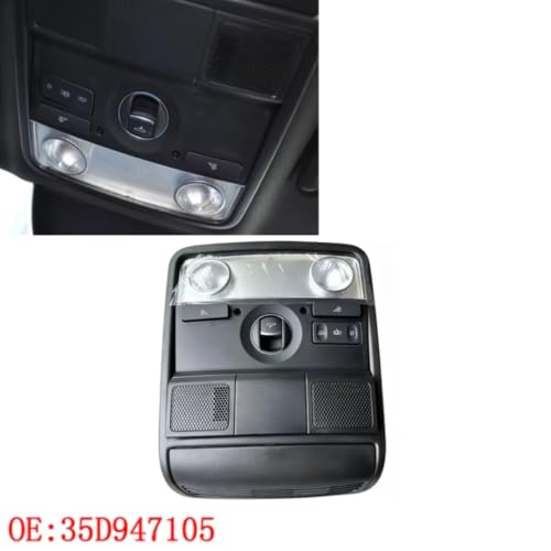 Luz de lectura para coche VW CC con marco de techo y control de tragaluz integrado 3