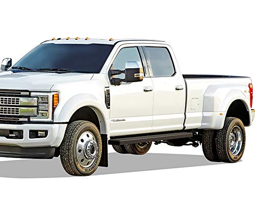Estribos laterales acero inoxidable negro para Ford F250 F350 miniatura 6