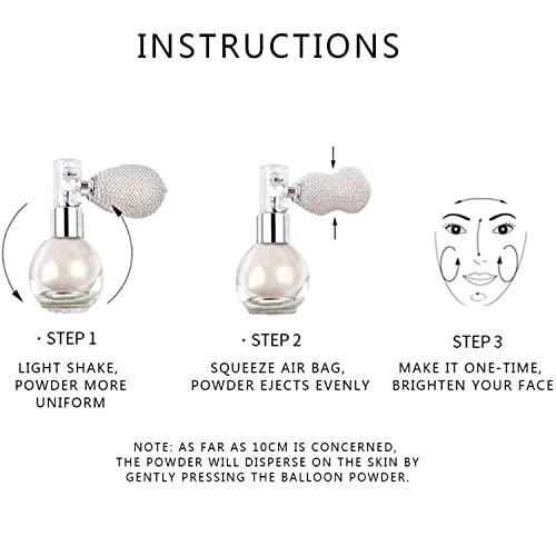 Shimmering Body Glitter Spray Hair Face Highlighter Powder Spray Shimmer Sparkle Makeup High Gloss Glitter Spray For Hair And Body Women Cosmetic (3# Wheat-Colored) #TOP4