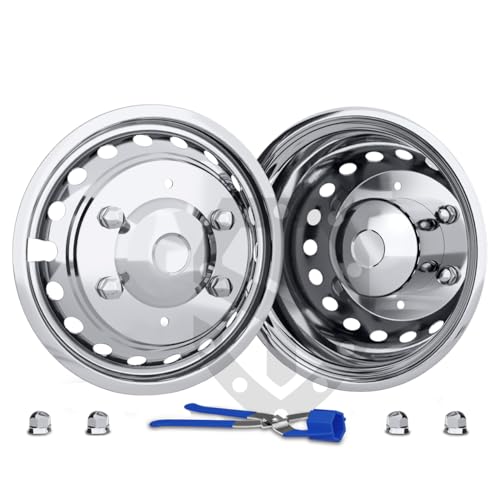 Simultron 70016-18A 16" Dually Wheel Simulators for 2012-2019 Mercedes Benz/Dodge Sprinter Model Vans