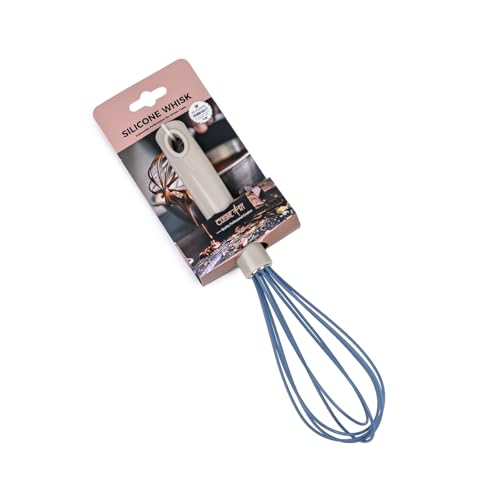 Cuisine Art Premium Silicone Whisk 28cm - Heat-Resistant Non-Scratch Kitchen Whisk with Comfortable Handle for Effortless Mixing Beating & Whipping 1 Piece Assorted