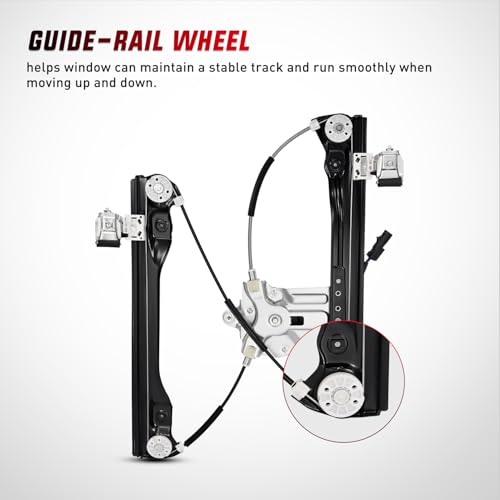 Image of Nilight 751-739 Power Window Regulator with Motor for Front Driver Side Compatible with Chevy Cruze 2012 2013 2014 2015 2016 Chevy Cruze Limited Front Left Side,2pins