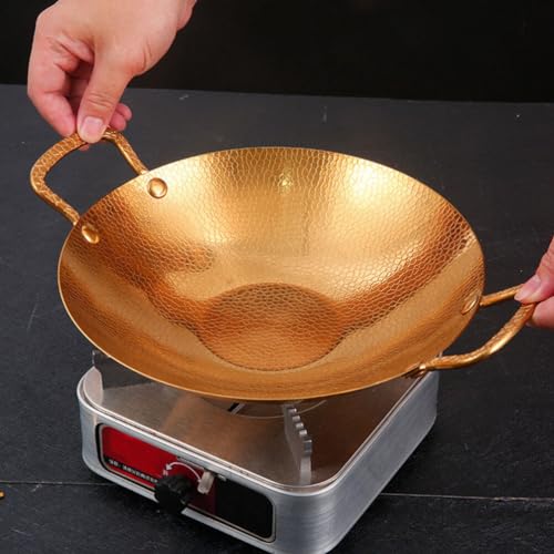 Wok de acero inoxidable Alipis 25cm con doble mango miniatura 2