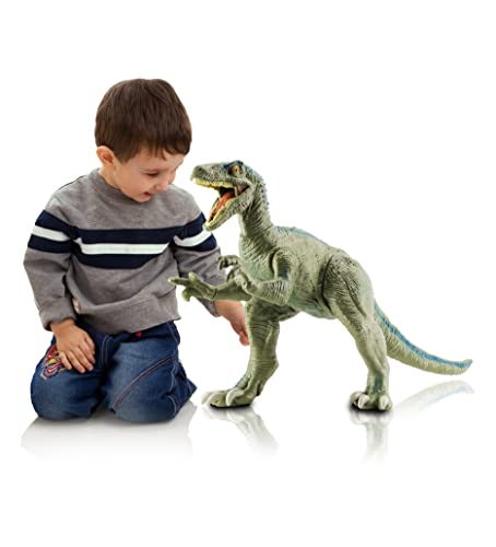 Mimo 751 Boneco Jurassic World, Grande, Azul/Cinza