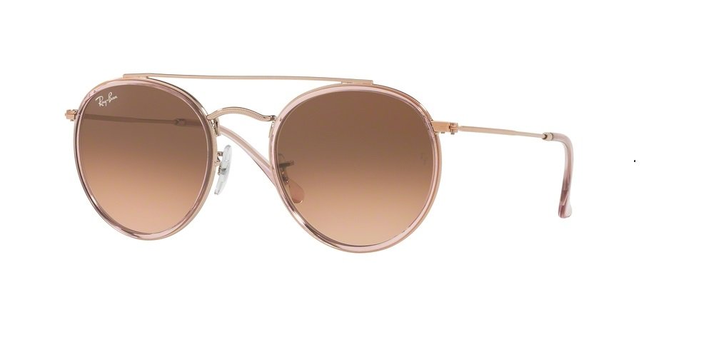 Rb3647n Round Double Bridge Sunglasses Bundle With Designer 
