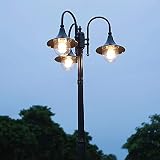 ZZYJYALG European Style Villa Retro Traditional Street Lamp IP55 Waterproof Lawn Column Light Outdoo