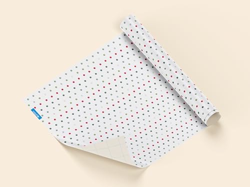UNICEF - Papel de Regalo, Plegado, 2 Pliegos 70 x 100 cm, Topos