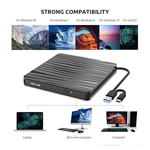 DVD Player USB 3.0 Type C External CD Drive miniatura 3