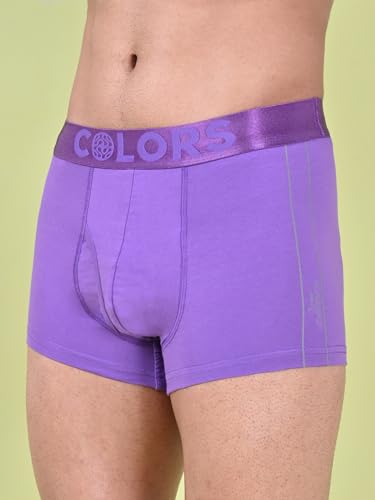 Image of Rupa Colors Pep Collection Trunk for Men, Cotton Blend, Anti Ride-Up, Snug Fit, Pack of 1