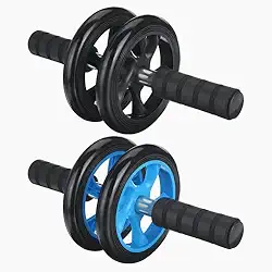 Roda De Abdominal Estabilizadora Fitness - Cor Azul