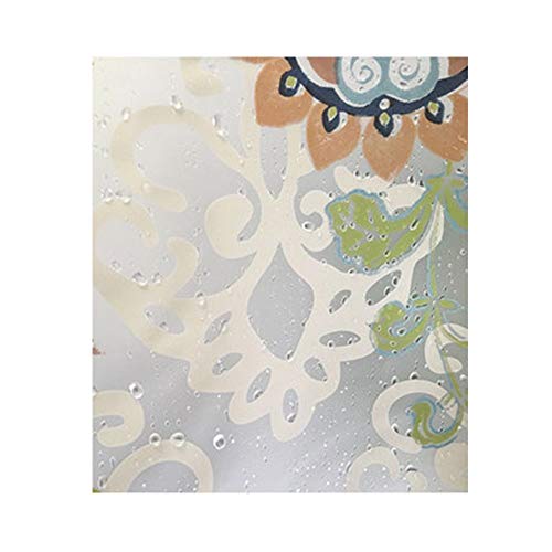 Rideau de salle de bain esthétique batik floral pour douche familiale et moderne MU