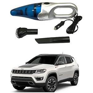 Oshotto 3500PA 12V (OSHO-VC-03) 100W Portable Car Vacuum Cleaner Compatible with Jeep Compass Trailhawk