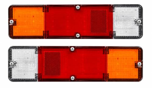 Image of ALL PARTS SOURCE APSMOTIV Rear Combination LED Light Assemblies 2 Piece Set Suitable for Maruti Suzuki Gypsy Car Reflector Light