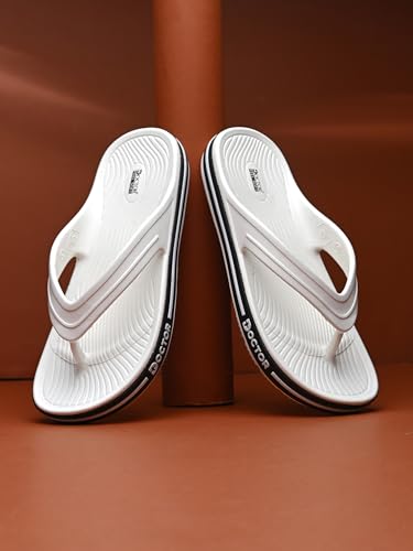 Image of Men's Comfort Flip Flops with Cushioned EVA Sole | Lightweight Anti-Slip Everyday Wear Slippers for Walking, Home, Outdoor & Casual Use