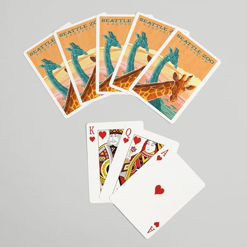 Baraja de naipes Poker Vintage Seattle Zoo 52 cartas miniatura 7