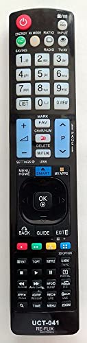 Re-Flix Mando a distancia universal UCT-041 para LG TV 47LA641S