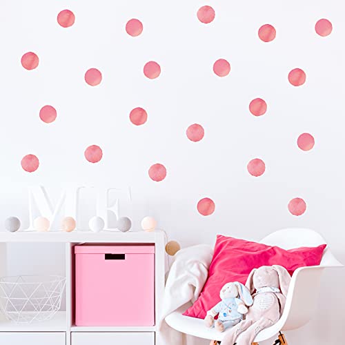 ROFARSO 120 Decals 2.2'' Pink Polka Dots Wall...