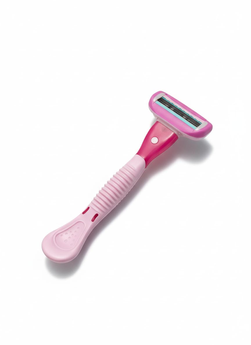 SBF WETELL 5-Blade Women’s Razor with 4 Refill Cartridges | Extra Smooth Shave for Silky Skin | Ergonomic Handle | Shaving Razor for Women (PINK(WT202549-Women)) 1