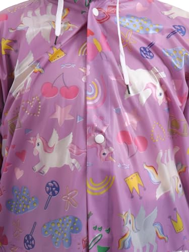 Image of 100% Waterproof Raincoat /Rainwear for Boys /Girls (Unisex) with Back Bag Protection.