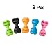 Produktbild Hemobllo Kreative silikon kabelhalter Clips Selbstklebende mehrzweck Kabel Organizer kabelhaken draht fixator 9 stücke (gelegentliche Farbe)