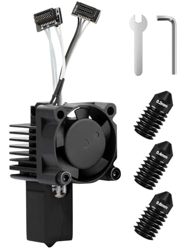 Hotend P1S anti blocage pour imprimante Bambu Lab P1 kit complet buse acier trempé céramique