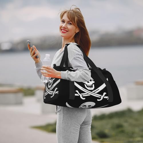 Bolsa de viaje con estampado pirata para deportes e hidroterapia 7