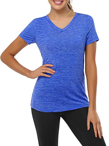 CHICHO women's T-shirt with a pocket has a flattering V-Neck design and suits all body shapes and sizes, while being flattering and comfortable too.