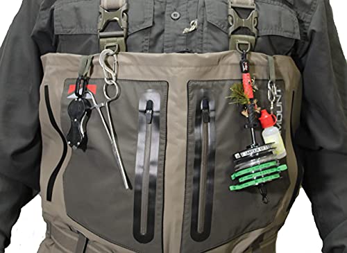 Image of Paramount Outdoors Whetstone Breathable Split Pocket Fly Fishing Chest Wader