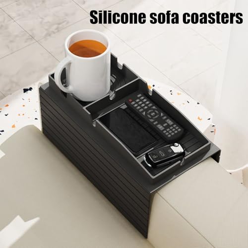 Soporte posavasos de sofá anticaídas para proteger tu tapicería de manchas de café 8