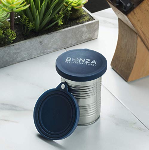 Bonza Pet Food Can Covers, Set Of 2 Universal Silicone Can Lids For Dog Or Cat Food Can Covers, Bpa Free, Food Safe, Dishwasher Safe #TOP2