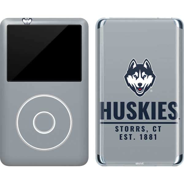 Skinit Decal MP3 Player Skin Compatible with iPod Classic (6th Gen) 80GB - Officially Licensed College Huskies Est 1881 Design