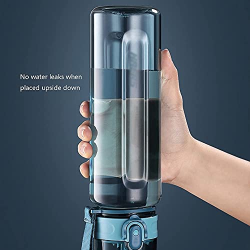 Waterfles waterfles plastic sportwaterfles met flip-up deksel sportkruik voor camping outdoor sport wandelen kantoorfles (kleur: wit) - Image 5