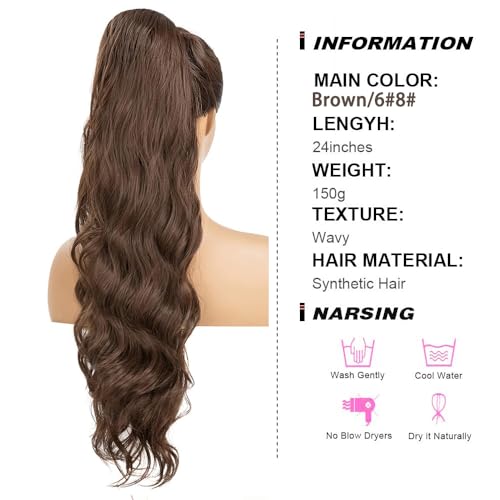Haarteil Yeeshedo Pferdeschwanz Clip Extensions mit Kordelzug