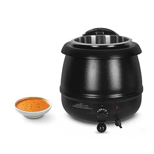 YIEOTM Aquecedor de sopa de alimentos 10 L, aquecedor elétrico de sopa com controle de temperatura,