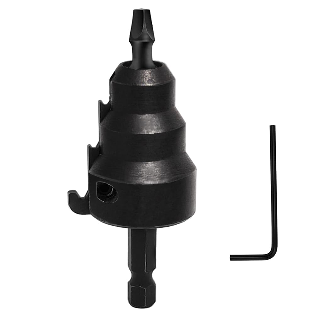 Saipe Power Conduit Reamer Kit Hexagon Shank Copper Tube Expander with Improved Bit Retention