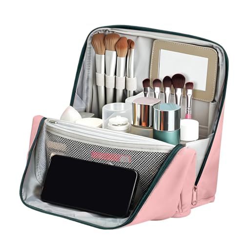 Trousse maquillage voyage debout au design fonctionnel et élégant