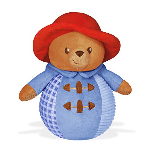 Image of YOTTOY Paddington Bear Collection | Infant Plush Toy Musical Chime Ball That Rattles & Rolls – 8”H