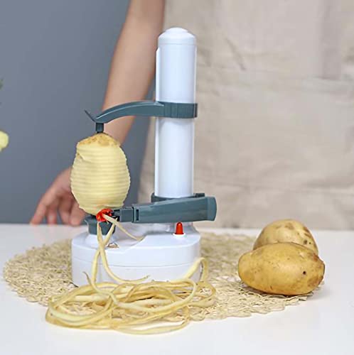 Electric Rotato Peeler With Replacement Blades Kitchen Automatic Rotating Peeling Tool For Fruit & Vegetable, Fruits Fruit Potato Peeler Vegetables Cutter Apple Paring Machine Kitchen Peeling Tool #TOP2