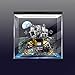 Produktbild LIND Acryl Vitrine Schaukasten Mit Beleuchtungsset Kompatibel Mit Lego 10266 Creator Expert NASA Apollo 11 Mondlandefähre, Staubdichte Showcase Display Case - Nicht Enthalten Modellbausatz