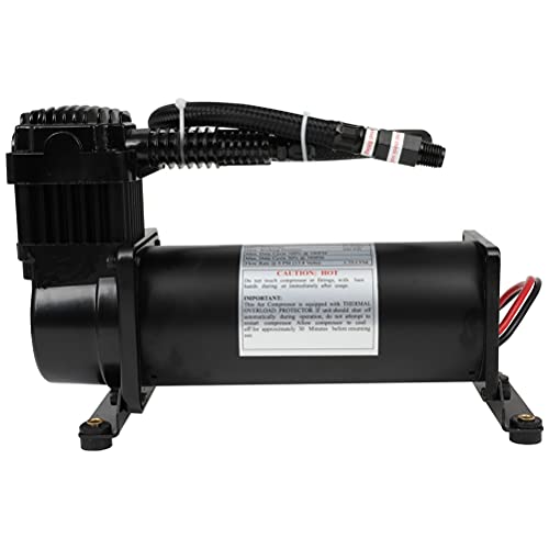 AINTIER 200 PSI 12V Heavy Duty Air Horn Compressor Universal Train Cars with Remote Mount Air Kit for Vehicles Semi Pickup Trucks Air Suspension Compressor Kit