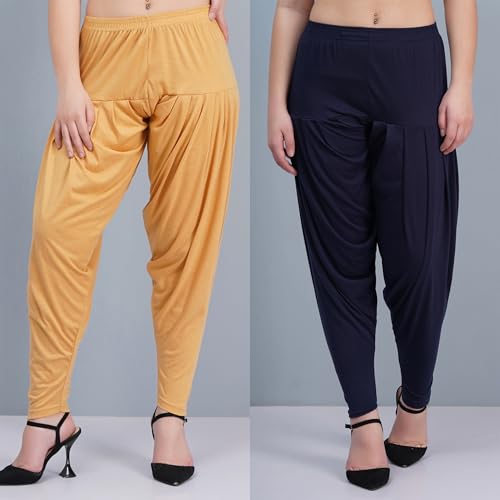 Image of Buy That Trendz Patiala Salwar for Women Relaxed Fit Viscose Patiyala Salwar Harem Bottom Pants