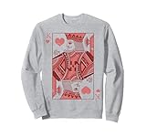 Vintage King Of Hearts Playing Card Design