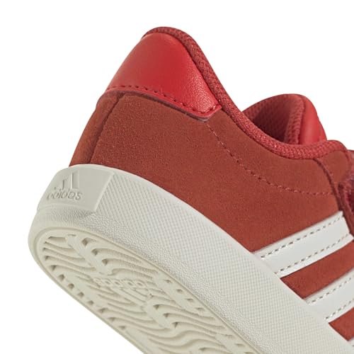 Image of adidas Boys Vl Court 3.0 Slip On Sneakers Shoes Casual - Pink, White