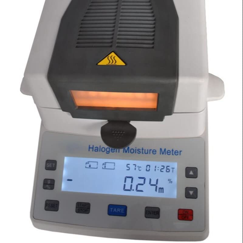 0.001g/110g Portable Grain Moisture Meter, Rapid Halogen Analyzer XY-100W