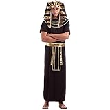 Boo Inc. Egyptian Pharaoh Men's Halloween Costume | Ancient King Tut Style Outfit, M