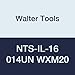 Walter Tools NTS-IL-16 014UN WXM20 Carbide NTS Threading Inserts, Internal Thread, Full Profile, American UN 60 Degree (Pack of 10)