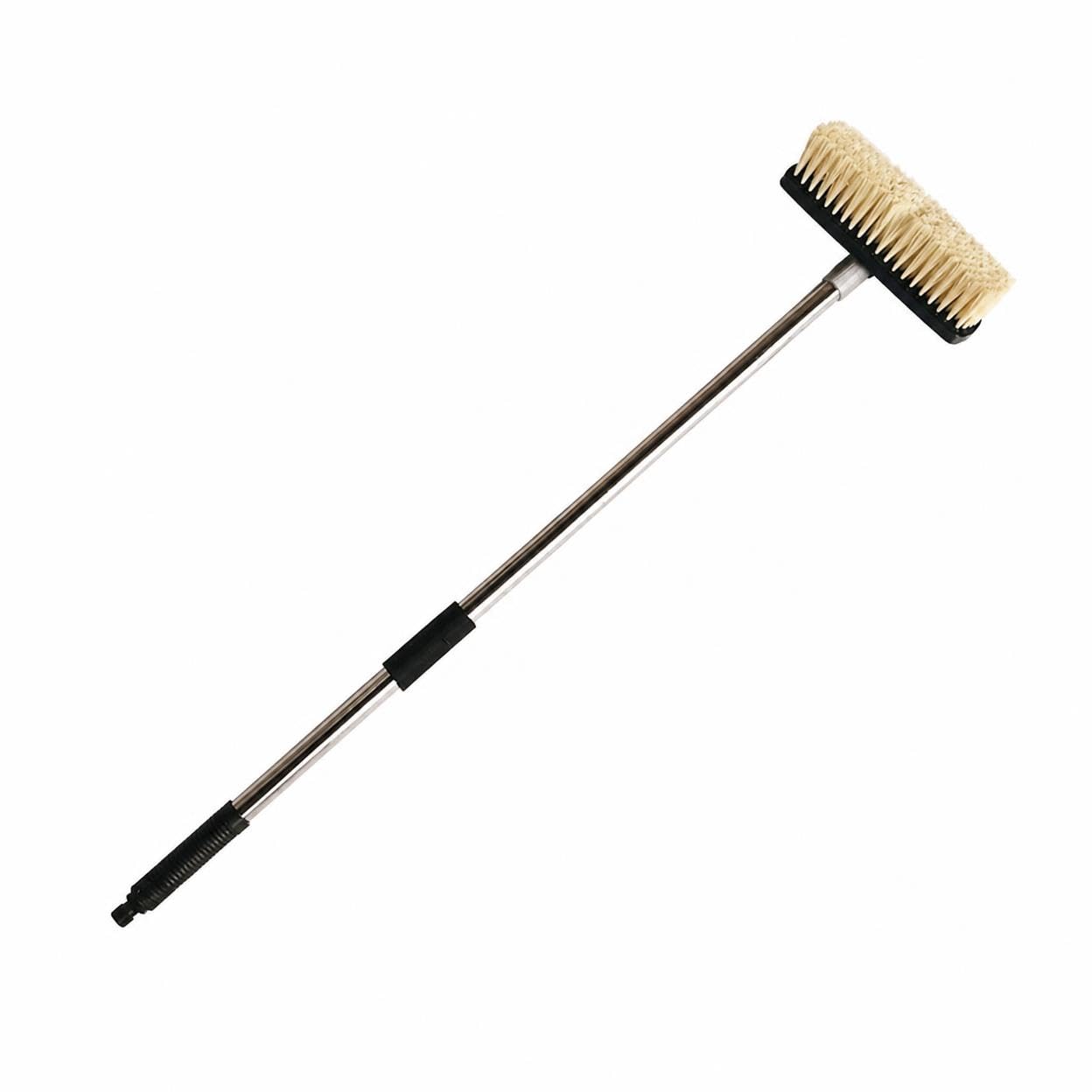 Spazzola Lavaggio Auto con Tubo Acqua, style to 1 | Setole morbide nylon, pistola, metallo, acciaio inossidabile, tubo acqua con interruttore, per lavaggio, per pulizia