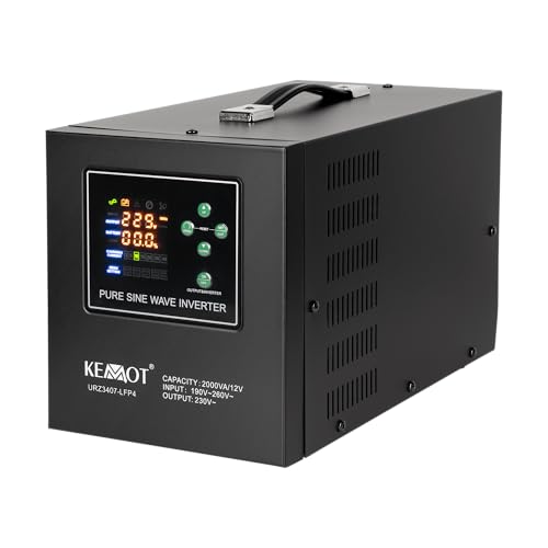 Onduleur sinusoïdal pur 1200W KEMOT PROsinus-2000/12-LFP4